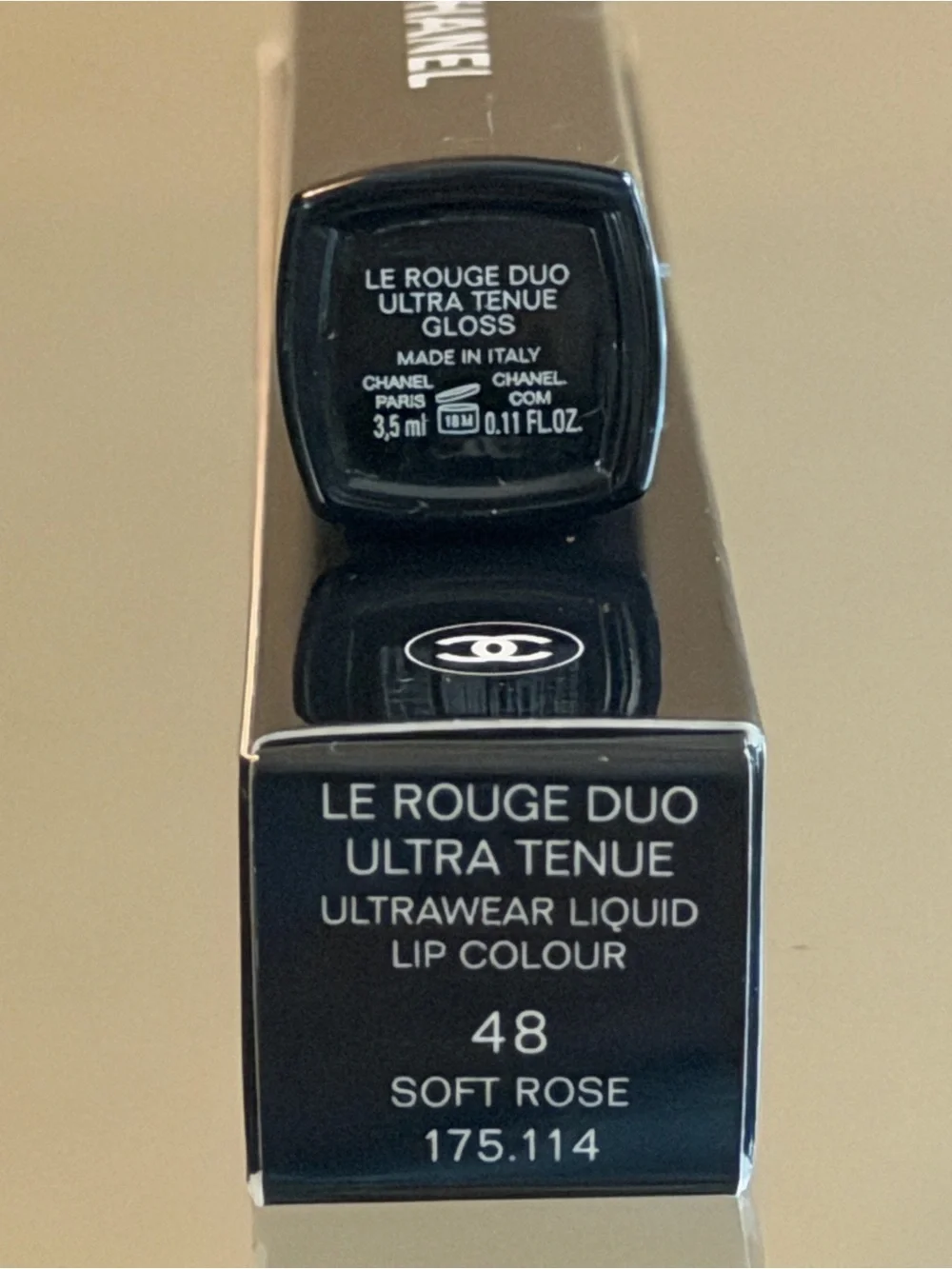 48 Soft Rose-CHANEL Le Rouge Duo Ultra Tenue Liquid Lip Colour -
